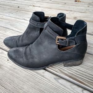 Seychelles Womens Tourmaline Suede Ankle Boots